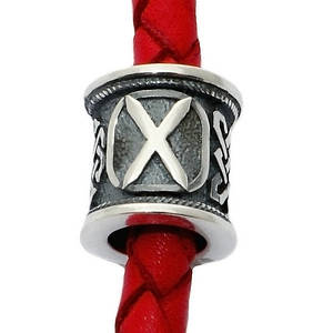 Руна Гєбо зі срібла 925 проби