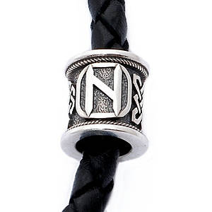 Руна Хагалаз зі срібла 925 проби