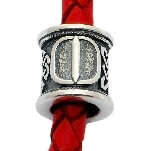 Руна Іса зі срібла 925 проби, фото 1