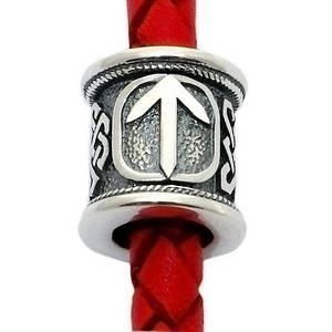 Руна Тейваз зі срібла 925 проби