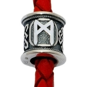 Руна Манназ зі срібла 925 проби