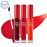 Гелевий тінт для губ Etude House Dear Darling Water Gel Tint #OR201 Kumquat Red, 4.5g, фото 2