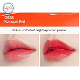Гелевий тінт для губ Etude House Dear Darling Water Gel Tint #OR201 Kumquat Red, 4.5g, фото 5