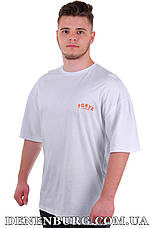 Футболка чоловіча oversize OEUVRE 21-71-1 біла, фото 2