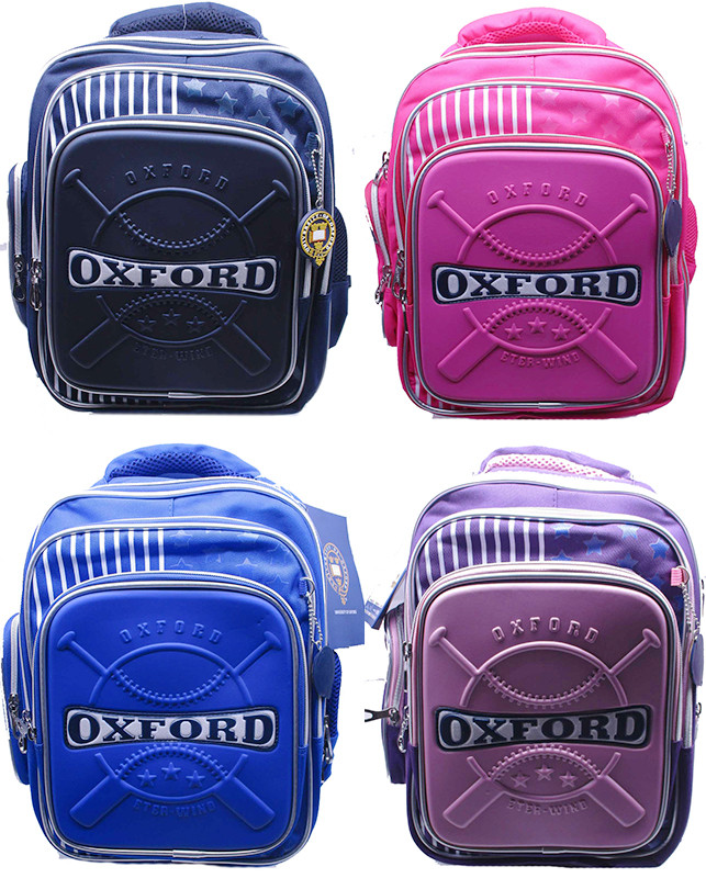 Рюкзак шкільний ортопедичний світловідбиваючий "OXFORD" 39*30*13см на два відділення, фото 1