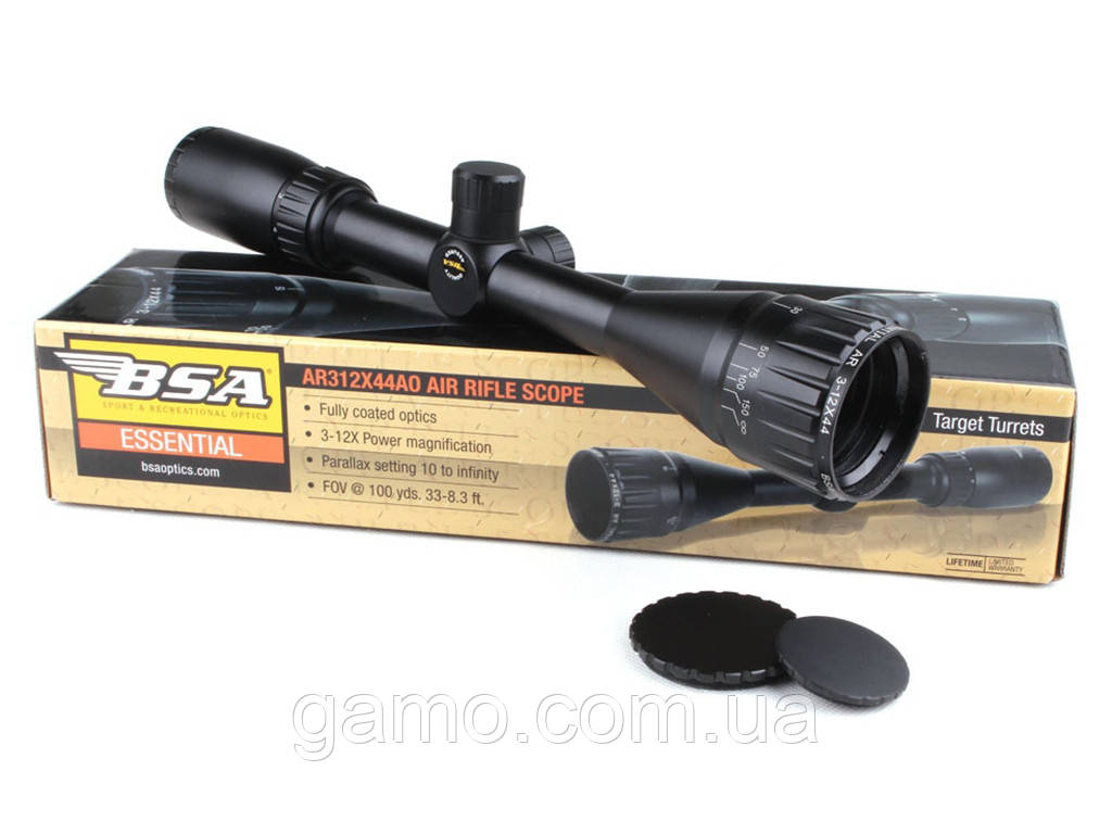 Оптичний приціл BSA Air Rifle 3-12x44AO AR (AR312x44AO)