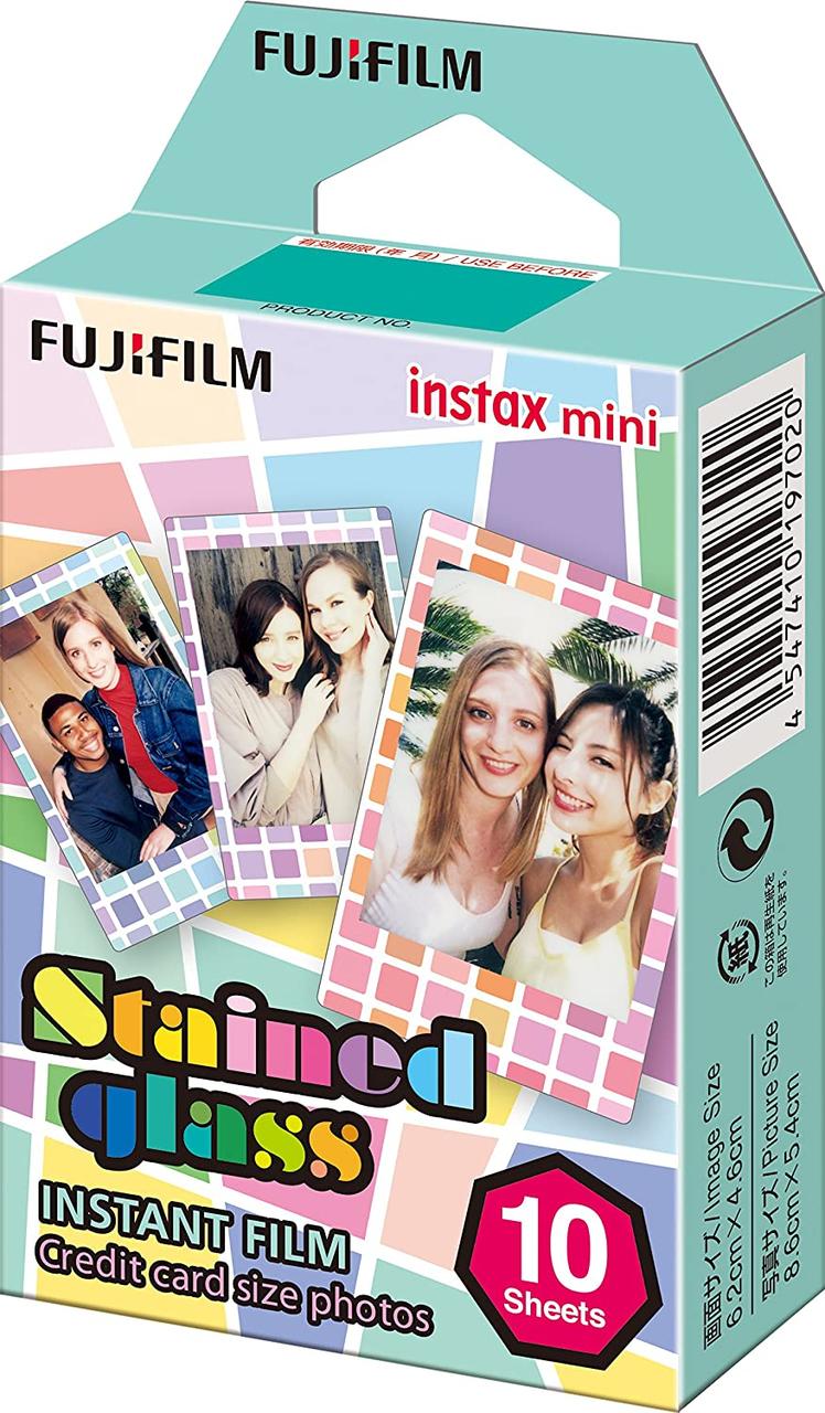 Фотопапір для камери Fujifilm Instax Mini Stained Glass instant Film 10 аркушів Instax Mini 11, 8, 9, LiPlay.., фото 1