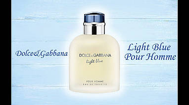 Dolce & Gabbana Light Blue Pour Homme туалетна вода 125 ml. (Дольче Габбана Лайт Блу пур Хом), фото 2