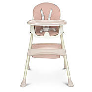 Стільчик для годування Bambi M 4136-2 Pink Екошкіра, фото 3