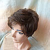 Перука короткий Піксі з термоволокна темно-русявий RG 9758-8, фото 4