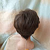 Перука короткий Піксі з термоволокна темно-русявий RG 9758-8, фото 3