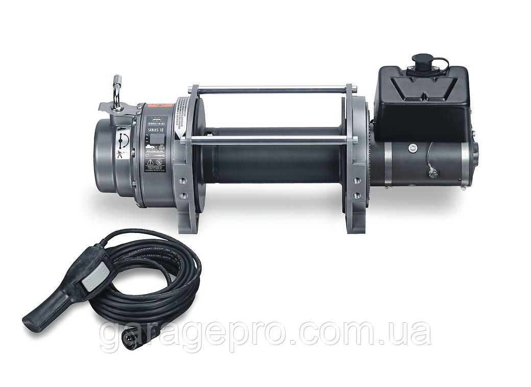 Лебідка для тягача WARN Industrial Series 18 DC без тросу (8165 кг / 24 Вольт)