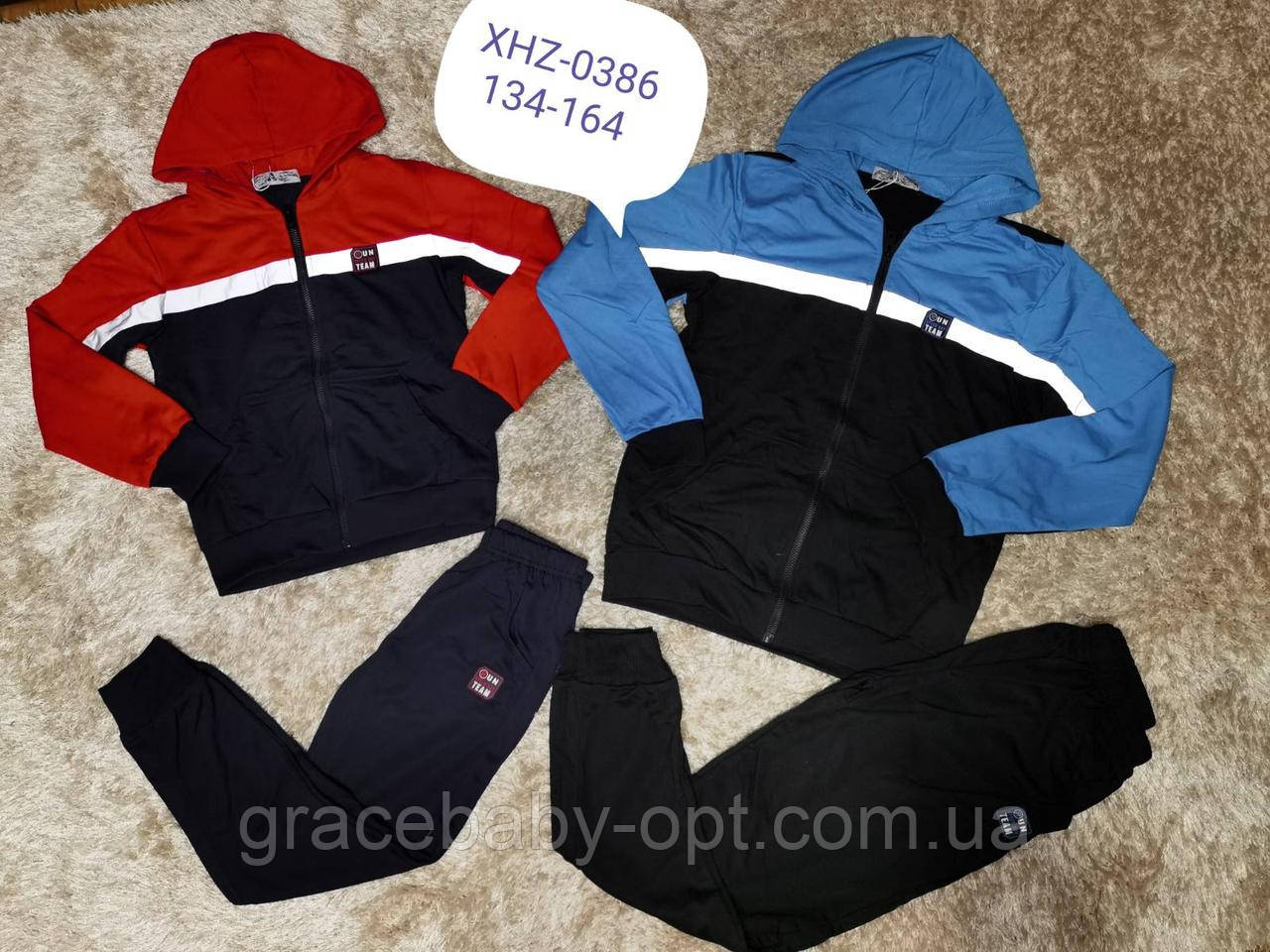 Спортивний костюм 2 в 1 для хлопчика оптом, Active Sport, 134-164 см, № XHZ-0386