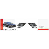 Фари дод.модель Mazda 3 2014-16/MZ-733E/H11-12V55W/ел.дріб