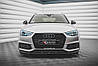 Сплітер Audi A4 B9 S-Line/S4 B9 тюнінг елерон обвіс (V3), фото 8