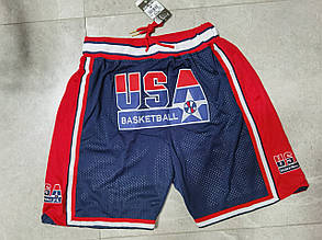 Cині шорти команда США Just DON USA Basketball