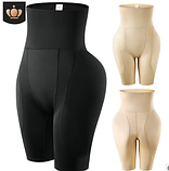 Трусики пушап у формі Попка Персик S-6XL чорні, фото 5