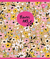Зошит шкільна А5 18 клітка YES Flowers Art Крафт набір 10 шт. (765080), фото 5