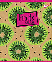 Зошит шкільна А5 48 клітка YES Fruits Color Крафт набір 5 шт. (765125), фото 4
