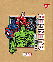 Зошит шкільна А5 12 клітка YES Avenger Крафт набір 10 шт. (765068), фото 3