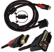 Кабель HDMI-VGA (V1.4) 1.5 M ART-2609 (180)