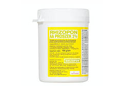 Ризопон жовтий / Rhizopon Powder АА (2%) укорінювач, 150 гр — кращий укорінювач для рослин Rhizopon BV