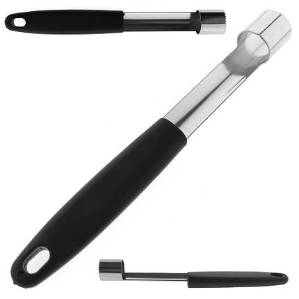 Ніж для видалення серцевини яблука з пласт. ручкою L17,5см D2см, фото 1