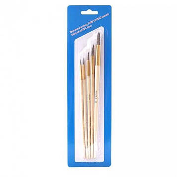 Набори натуральних художніх кистей Білка 505-5 (5 шт.)