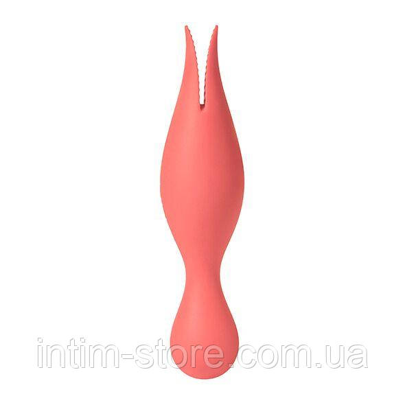 Подвійний вібратор точки G із язичками для клітора Svakom Siren Coral SO4855, фото 1