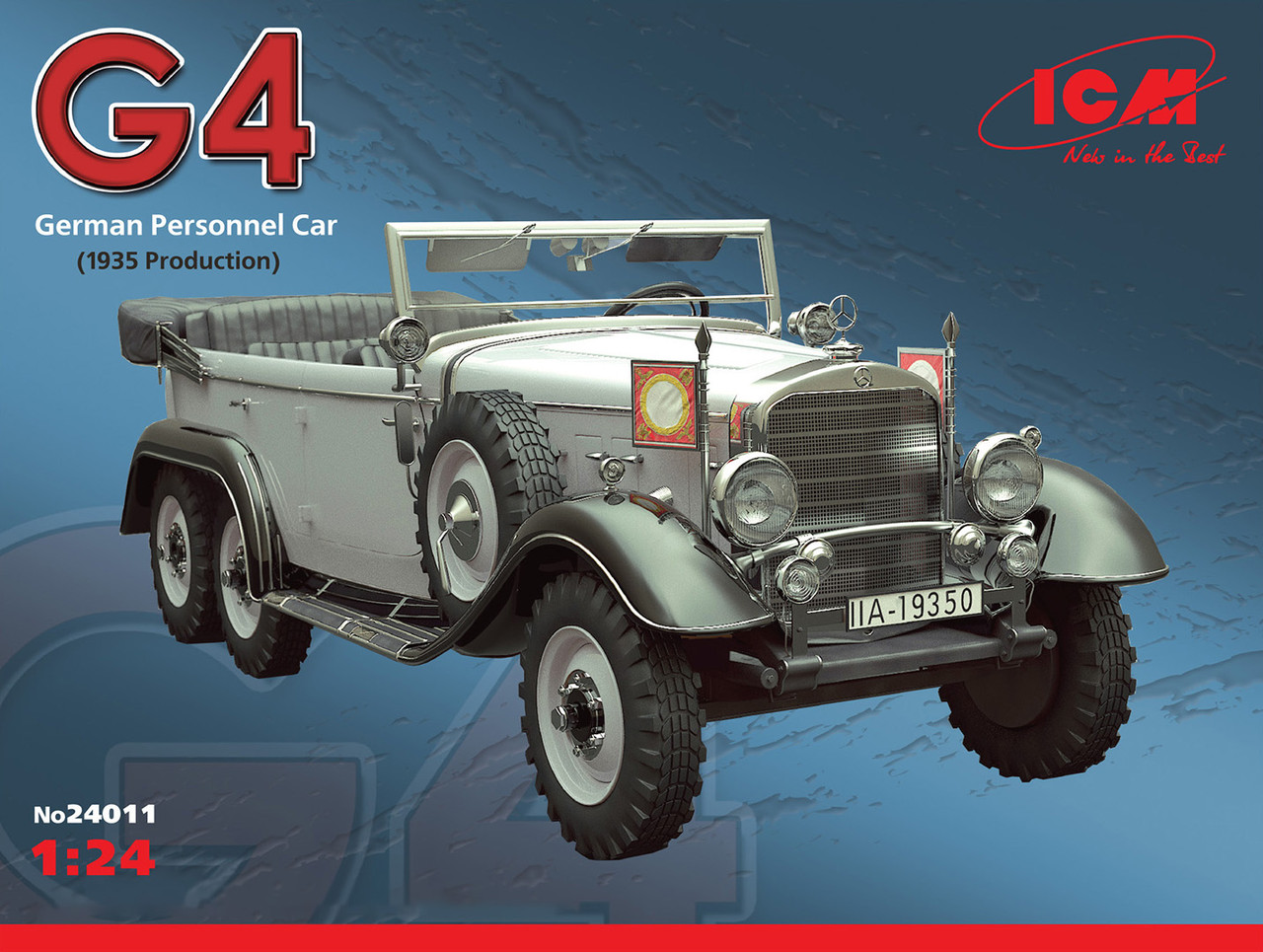 Mercedes-Benz G4 1935 р. Збірна модель автомобіля. 1/24 ICM 24011