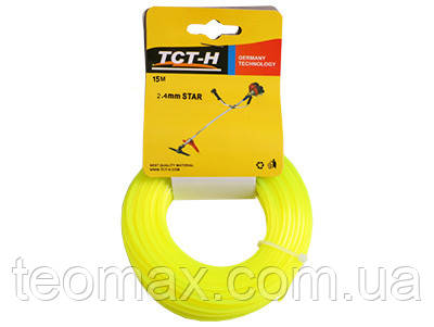 Волосінь для косарки. зірка d=2.4 мм L=12 м, фото 1