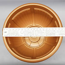 Вазон "Леон" з підставкою Алеана 21 см., бронзовий, фото 3