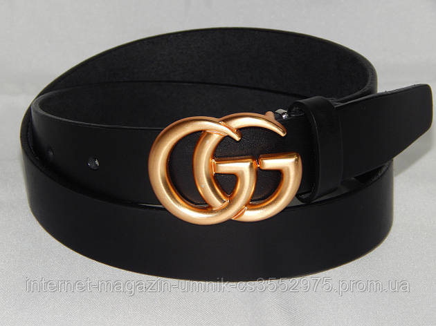 Ремінь чоловічий шкіряний GUCCI ширина 40 мм. 930544, фото 2
