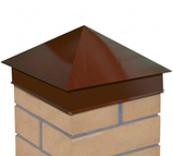 Грибок оцинкований форми медузи з посадковим місцем 510х510 для стовпа бетонного паркана, фото 6