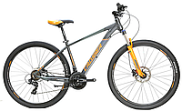 Велосипед найнер Crosser 075С 29" (рама 17, 21S) Hidraulic Shimano сіро-помаранчевий