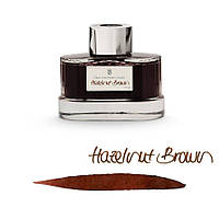 Чернила Graf von Faber-Castell Hazelnut Brown в стеклянной баночке 75 мл, цвет ореховый коричневый, 141002