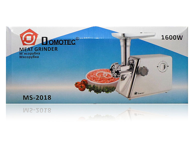 М'ясорубка електрична 1600Вт Domotec MS-2018 4шт 8882