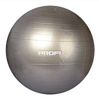 Фитбол Profi Ball 65 см. Серый (MS 0382GR)