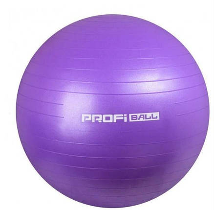 Фітбол Profi Ball 65 см. Фіолетовий (MS 0382F), фото 2