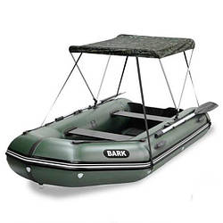 Тент від сонця для човни BARK ВТ-420, купити сонцезахисний тент на човен Барк 420