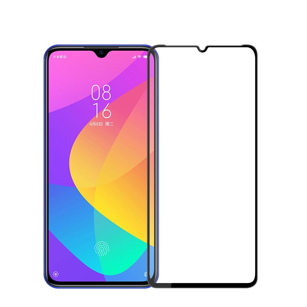 Скло захисне для Xiaomi Mi 9 | Mi 9 Lite | Mi CC9 (0,3мм, 5D, чорне) Full Glue
