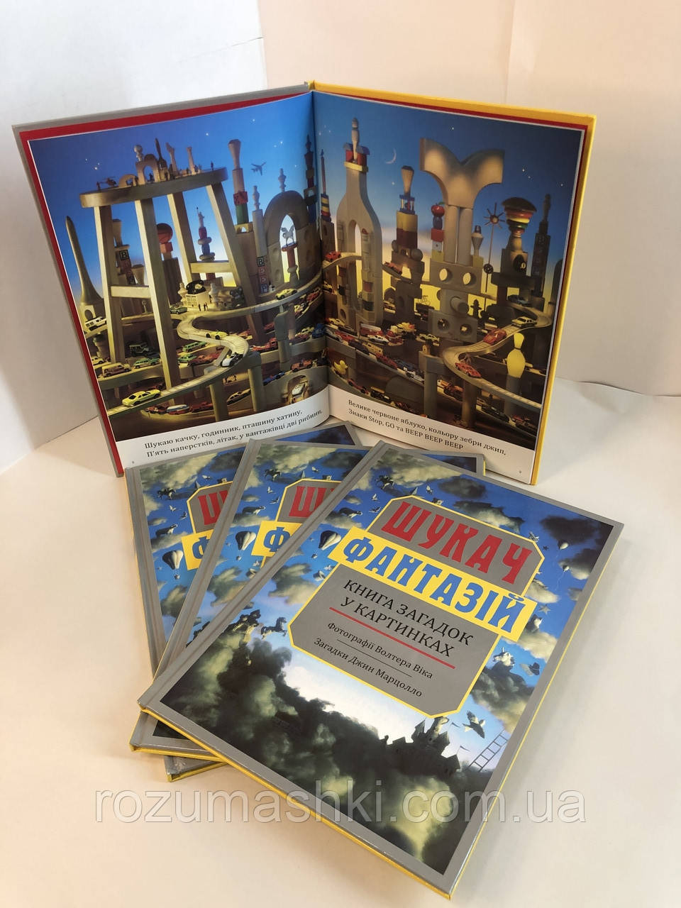 Книга «Шукач фантазій. Книга загадок у картинках»