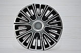 Ковпаки на колеса. Ковпаки колісні ARGO R16 MOTION Silver/Black. Колпаки на диски, фото 2