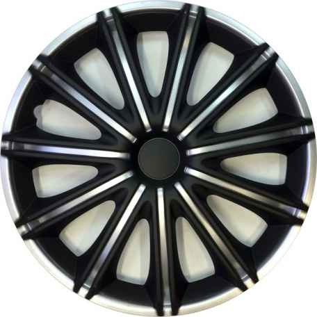 Ковпаки на колеса. Ковпаки колісні ARGO R16 NERO Silver/Black. Колпаки на диски