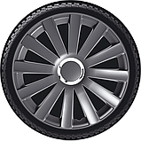 Ковпаки на колеса. Ковпаки колісні ARGO R14 SPYDER PRO BLACK. Колпаки на диски, фото 2