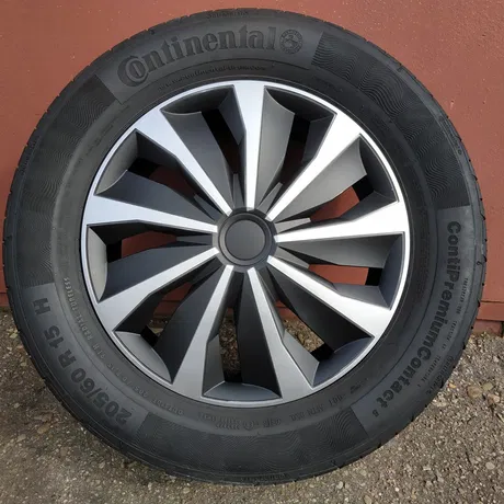 Ковпаки на колеса. Ковпаки колісні ARGO R16 GRIP SILVER&BLACK. Колпаки на диски