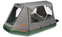Тент-палатка для лодки Колибри К-280Т, темно-серый