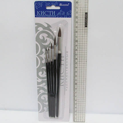 Набір пензликів для малювання поні 5шт J.Otten, 504-5, фото 1