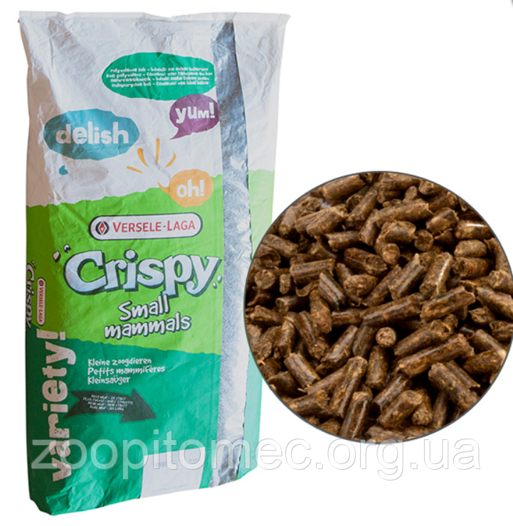 Гранульований корм для шиншил Versele-Laga (Версел Лага) Crispy Pellets Chinchilla, 25 кг
