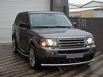 Передня одинарна захист (нерж.) Range Rover Sport 2005-2013